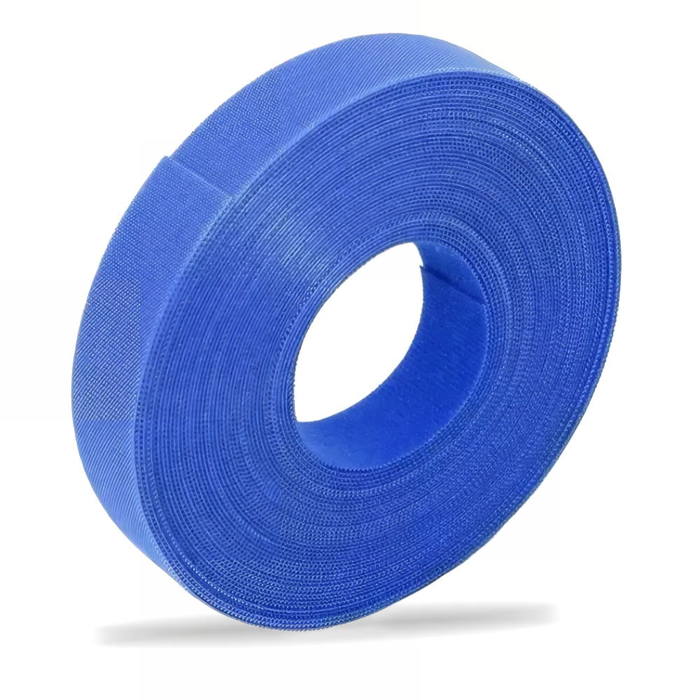 Abraçadeira Dupla Face Slim 19mm x 3,60 Metros Azul